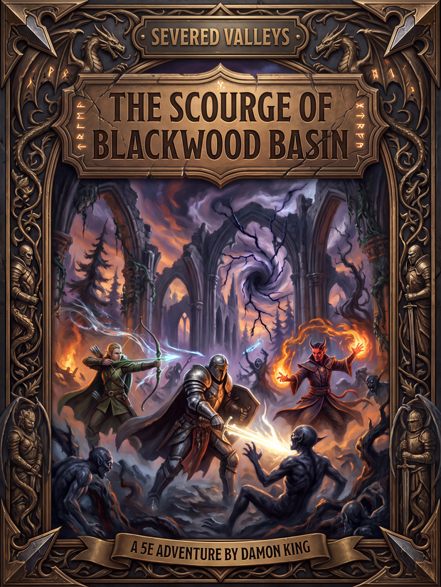 The Scourge of Blackwood Basin Cover Art