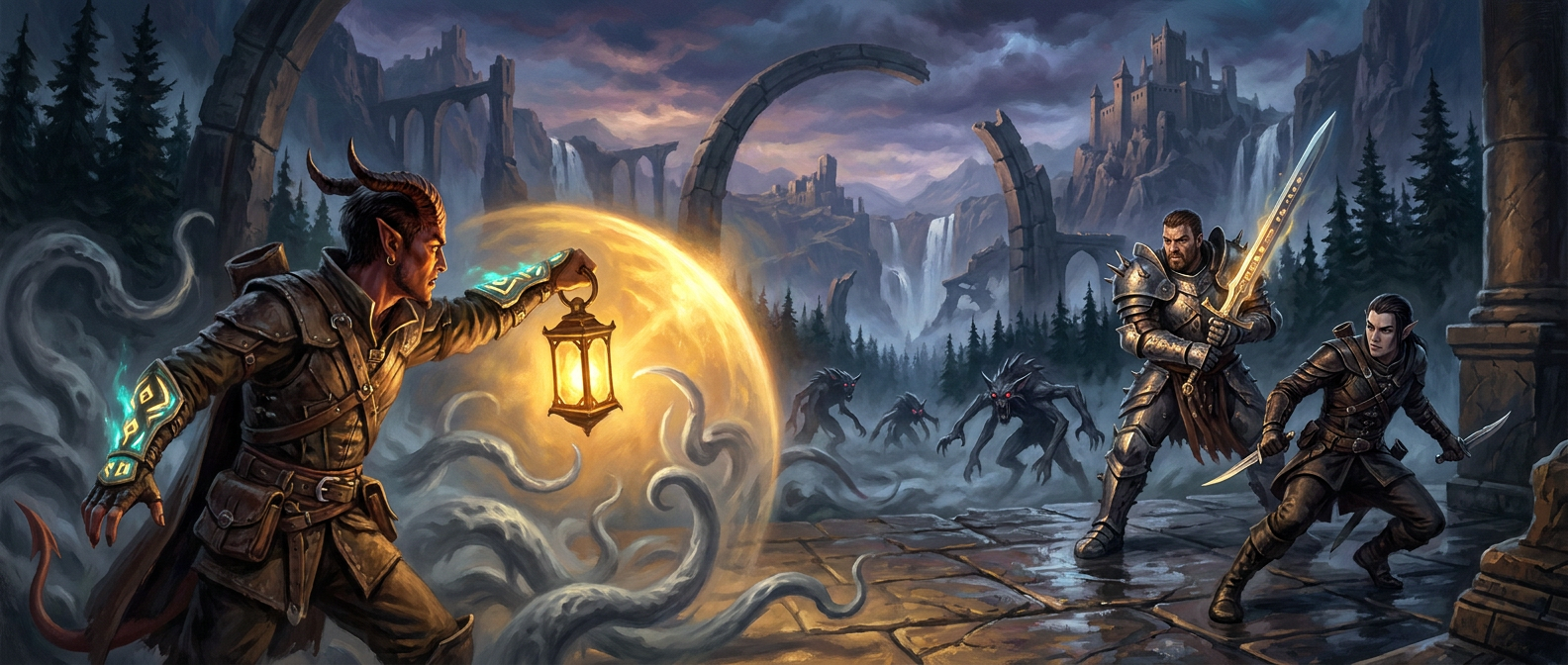Severed Valleys Panoramic Landscape